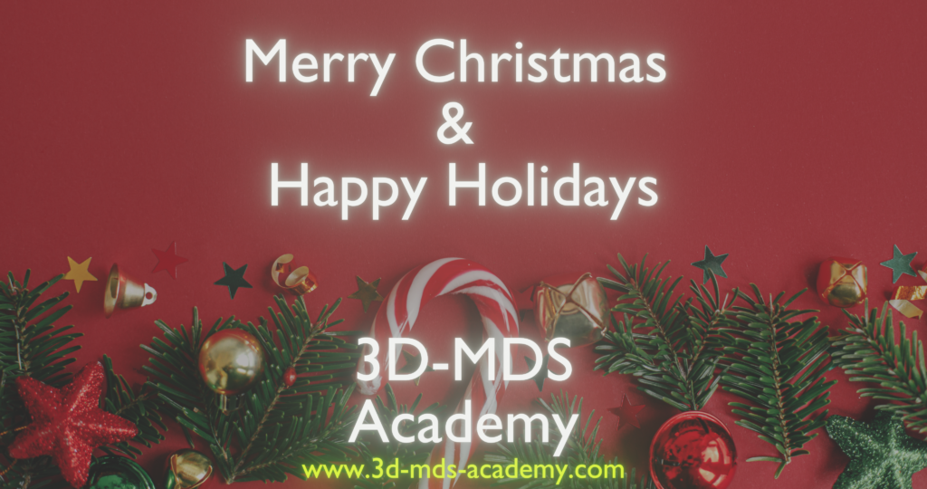 Happy holidays from www.3d-mds-academy.com